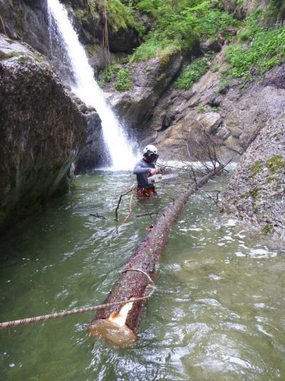 Freischneiden eines Canyons